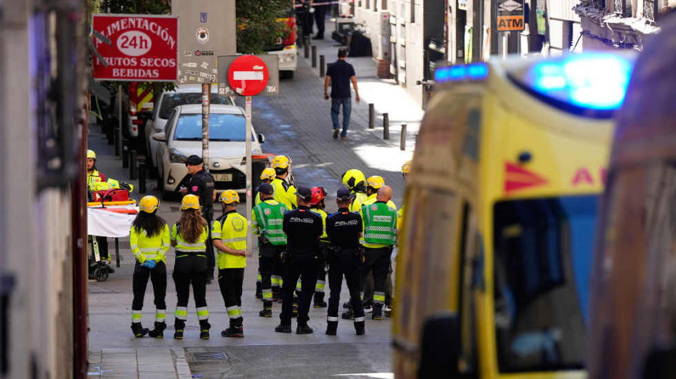 (VIDEO) Srušila se zgrada u izgradnji u centru Madrida: Najmanje 10 osoba povređeno, ima i zarobljenih