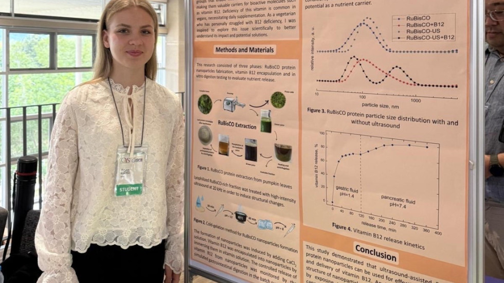 Tara (17) osvojila zlato za inovativnu metodu izolovanja vitamina B12: "Korisna za anemične, vegane i vegetarijance"