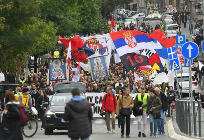 Studenti u blokadi pružili podršku kolegama i srpskom narodu na Kosovu