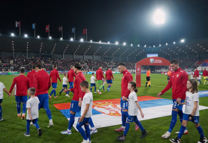 Fudbalska reprezentacija Srbije pala na 36. mesto na najnovijoj FIFA rang listi