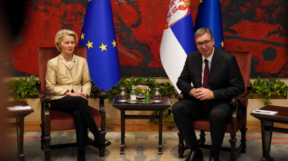 Vučić poručio Fon der Lajen da će Srbija ubrzano sprovesti reforme u oblasti vladavine prava, pravosuđa, medija