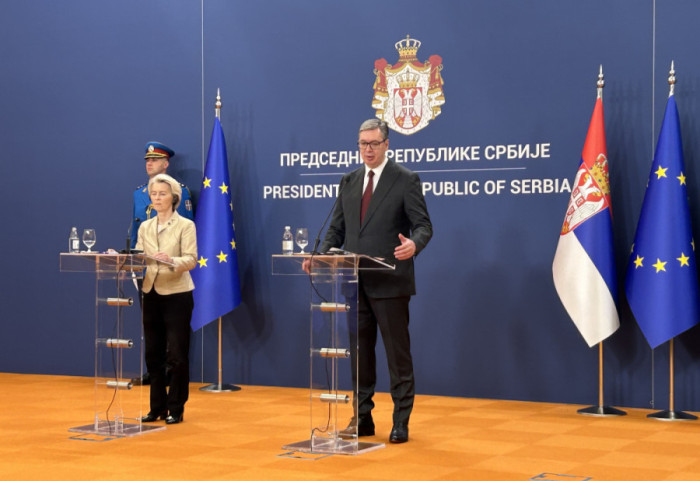 Vučić nakon sastanka sa Fon der Lajen: Za nas je članstvo strateško opredeljenje, tražio sam izuzeće od carina na čelik