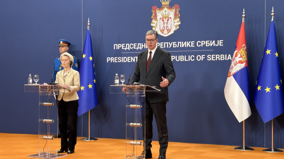Vučić poručio "čeka nas teška politička zima", Fon der Lajen kaže da je momenat da Srbija preduzme konkretne korake