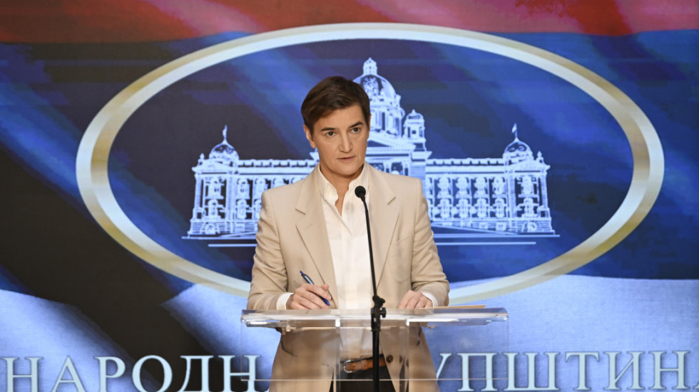 Brnabic: We are submitting an amendment to the Budget Law that opens the possibility for Serbia to take over NIS