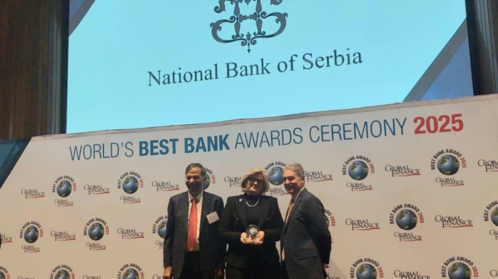 Tabaković dobila nagradu časopisa Global Finance za najbolje svetske guvernere u 2025.