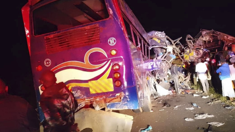 U sudaru dva autobusa u Ugandi poginulo 46 osoba