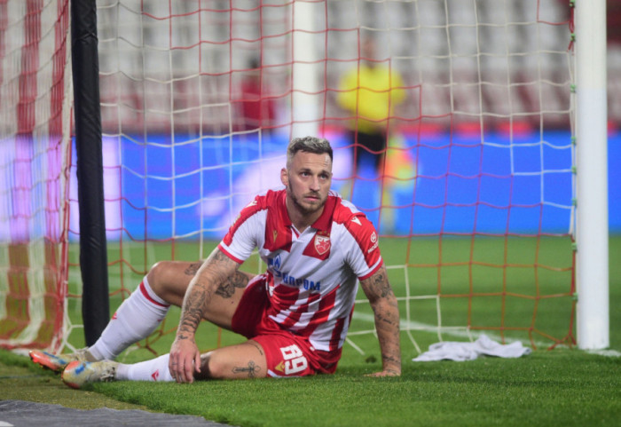 FK Crvena zvezda: Arnautović lakše povređen, ne mora na dužu pauzu