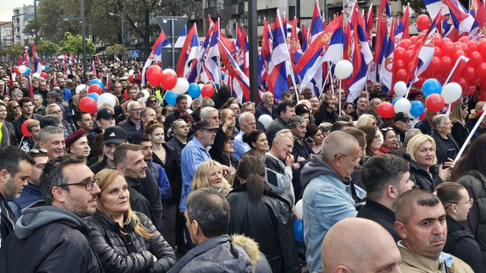MUP: Na skupovima protiv blokada u Požarevcu, Kraljevu i Vranju prisutno oko 39.600 građana