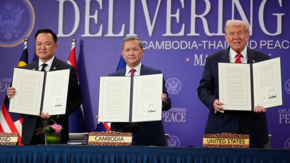 Tramp stigao u Maleziju, prisustvovao potpisivanju sporazuma Tajlanda i Kambodže