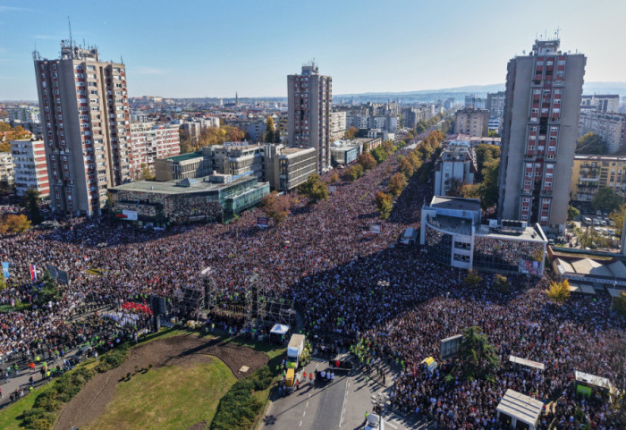 MUP: At the peak of the commemorative gathering in Novi Sad, there were 39,000 citizens