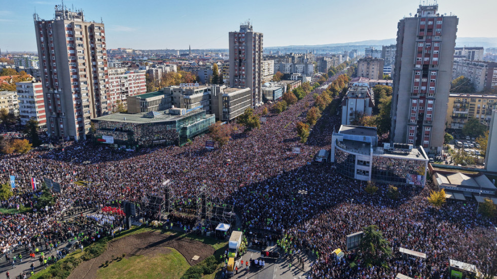Ministry of Internal Affairs: At the peak of the commemorative gathering in Novi Sad, there were 39,000 citizens