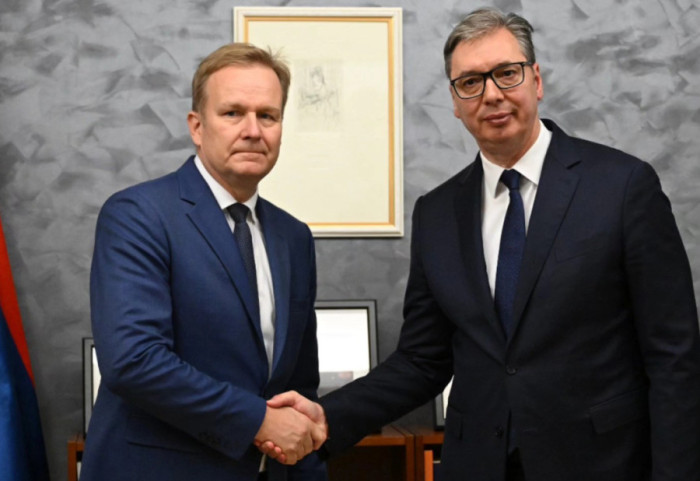 Vučić razgovarao sa Sorensenom u Briselu: Ostajemo posvećeni dijalogu sa Prištinom pod okriljem EU