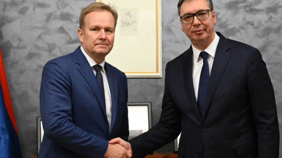 Vučić razgovarao sa Sorensenom u Briselu: Ostajemo posvećeni dijalogu sa Prištinom pod okriljem EU