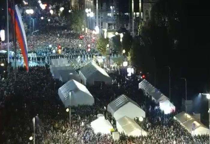 MUP: Na dočeku Srba sa KiM okupljeno 47.500 građana, Dijani Hrki podršku pruža 2.600 građana