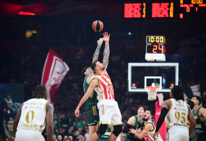 Zvezda deklasirala Panatinaikos, sedma uzastopna pobeda crveno-belih