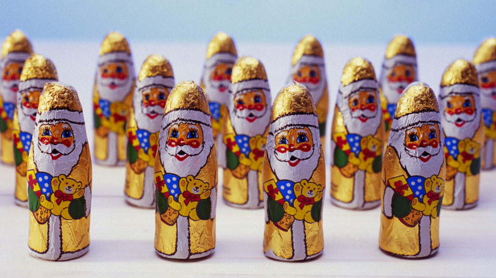 Istraživanje: Čokoladni Deda Mraz u Nemačkoj skuplji 25 odsto nego prošle godine, prodaja božićnih proizvoda ide sporije