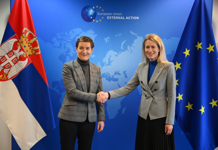 Brnabić sa Kajom Kalas u Briselu: "Dobri razgovori o evropskom putu Srbije"