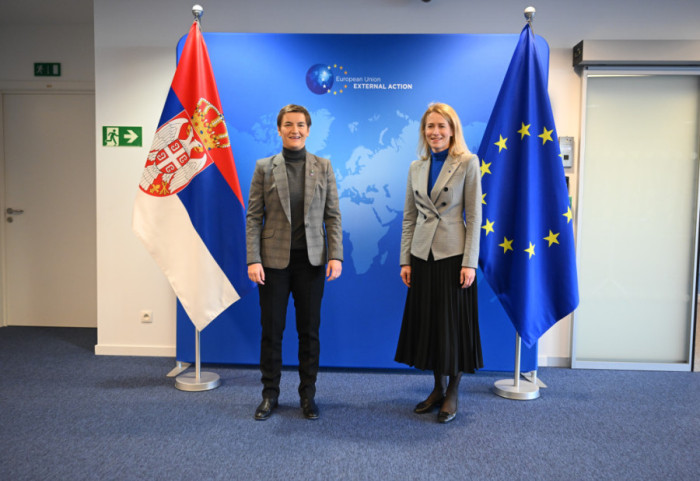 Brnabic with Kaja Kallas in Brussels: "Good talks about Serbia’s European path"