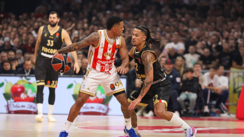 Zvezda savladala Monako u meču 11. kola Evrolige