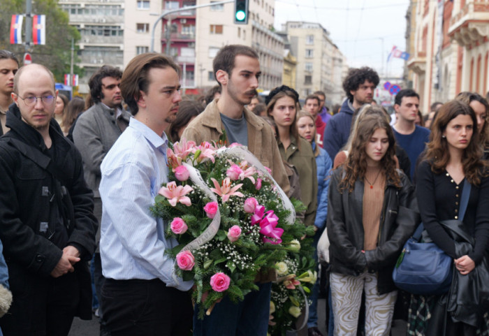 Obeležena godišnjica smrti Anje Radonjić, studentkinje koja je jedna od 16 žrtava pada nadstrešnice 1. novembra 2024.