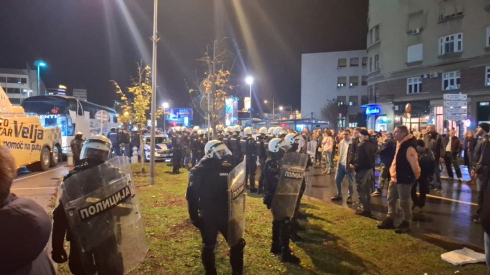 MUP: Marko Beljanski nije bio angažovan na protestu ispred Banovine kada je snimljeno postupanje prema devojci