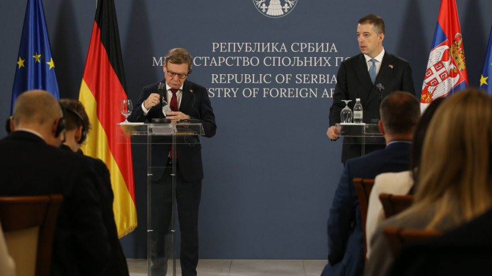 Ministar spoljnih poslova sa kolegom iz Nemačke: "Srbija želi što pre da postane član EU"