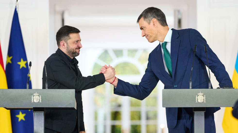 Sančez sa Zelenskim: "Španija će obezbediti pomoć od 817 miliona evra Ukrajini"