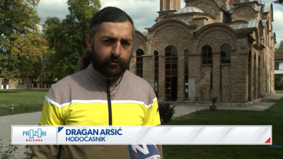 Dragan Arsić iz Gračanice prepešačio 1.500 kilometara do Svete Gore: "Spavao sam u šatoru 40 dana"