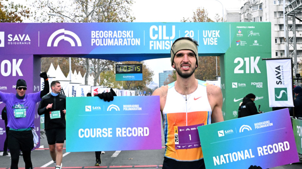 Elzan Bibić pobedio na Beogradskom polumaratonu i oborio državni rekord