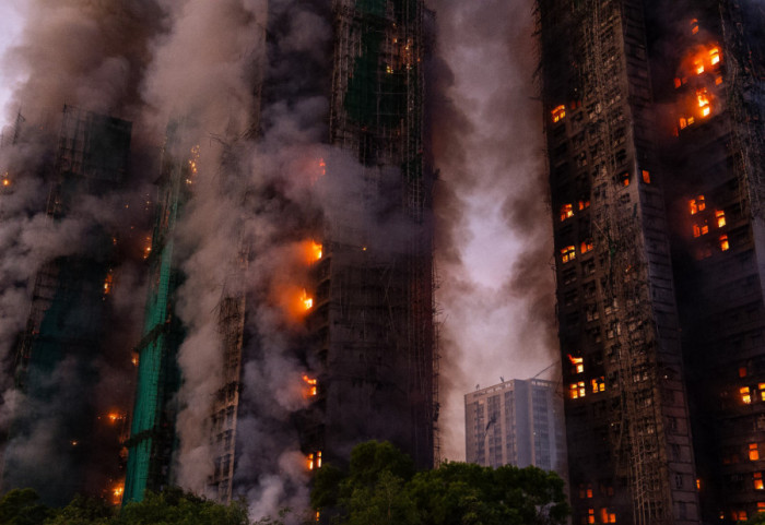 Broj poginulih u požaru u Hongkongu porastao na 55, oko 280 osoba vodi se kao nestalo