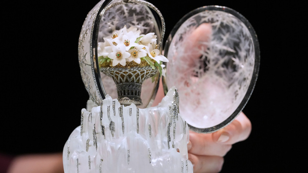 Prodato Faberžeovo "Zimsko jaje" cara Nikolaja II za 25,7 miliona dolara