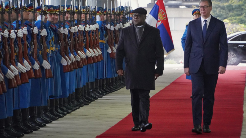 Vučić dočekao predsednika Konga: Planirano potpisivanje bilateralnih dokumenata