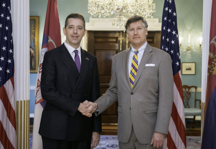 Đurić u Vašingtonu sa zamenikom državnog sekretara SAD Landauom, razgovarali i o NIS