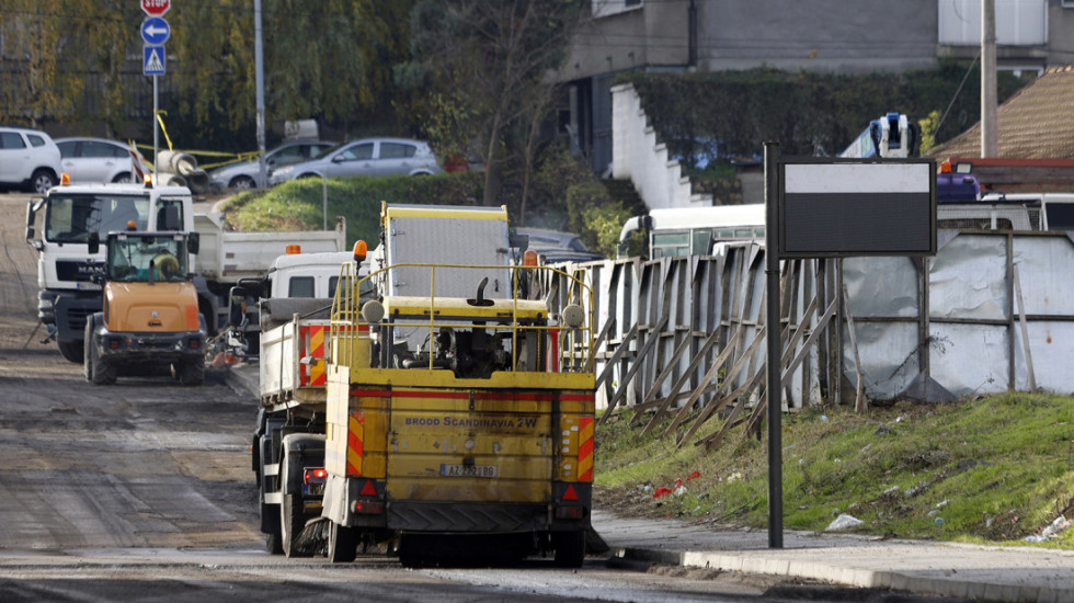 Tošin bunar i Takovska ulica zatvorene za saobraćaj skoro do kraja aprila, radovi u toku