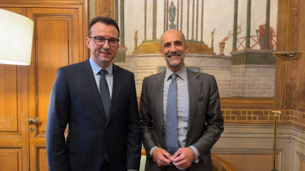 Petković sa Pjetrom Sfera Karinijem iz kabineta Meloni: "Beograd opredeljen za normalizaciju odnosa s Prištinom"