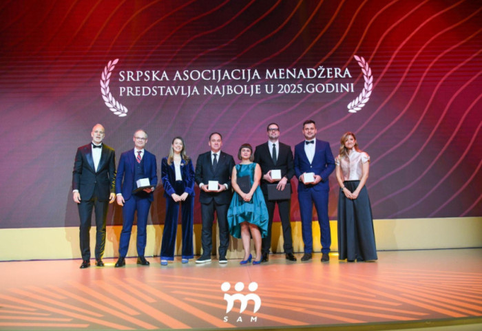 "Nova energija" liderstva u srpskom biznisu: Srpska asocijacija menadžera dodelila godišnje nagrade