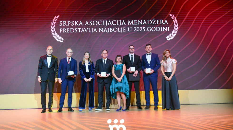 "Nova energija" liderstva u srpskom biznisu: Srpska asocijacija menadžera dodelila godišnje nagrade