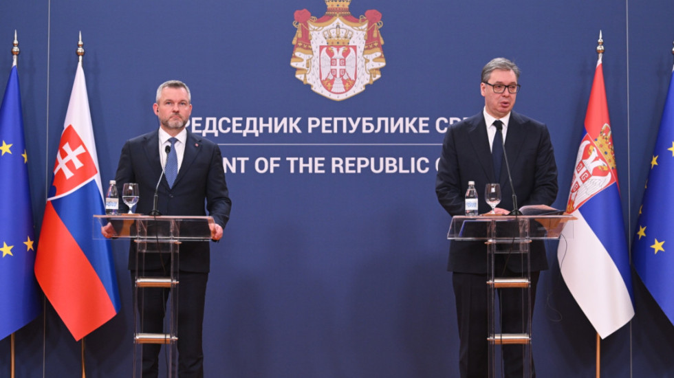 Vučić nakon sastanka sa Pelegrinijem: Dogovoren nastavak saradnje sa Slovačkom u oblastima vojske i energetike