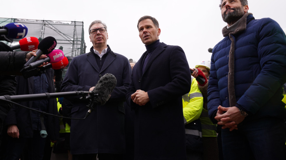 Vučić, Mali i Šapić u obilasku radova: "Novi savski most biće otvoren do kraja marta 2027, metro za dve-tri godine"