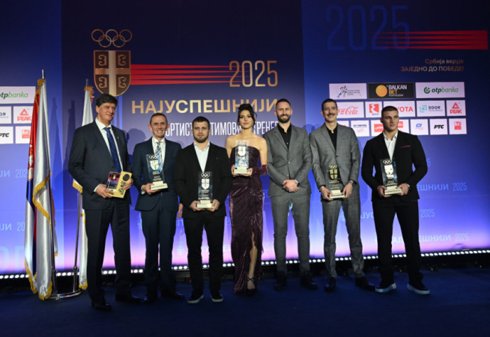 Angelina Topić i Aleksandar Komarov najuspešniji sportisti Srbije za 2025. godinu