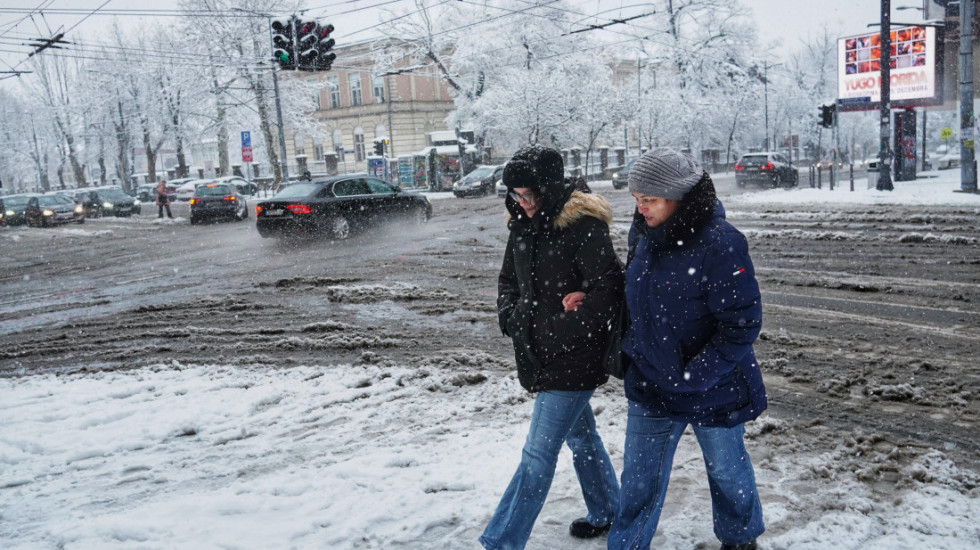 Sneg, kiša, ledeni dan: Temperatura oko nula stepeni