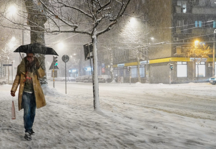 Vremenska prognoza tokom večeri: Umeren sneg u Beogradu, Valjevu, Smederevskoj Palanci, na jugu Srbije ledena kiša