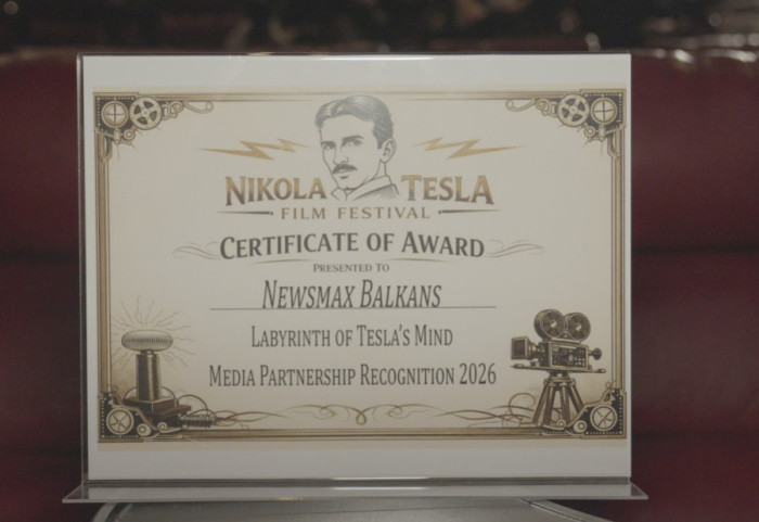 Film "Lavrint Teslinog uma" u produkciji Newsmax Balkans nagrađen priznanjem na festivalu u Las Vegasu