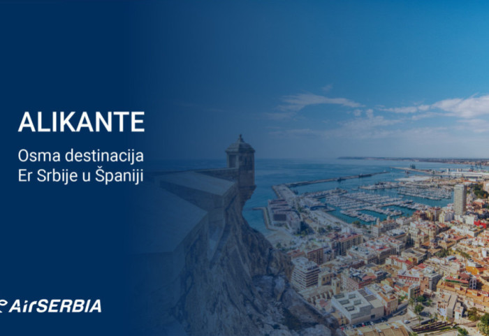 Er Srbija od juna uvodi direktne letove za Alikante