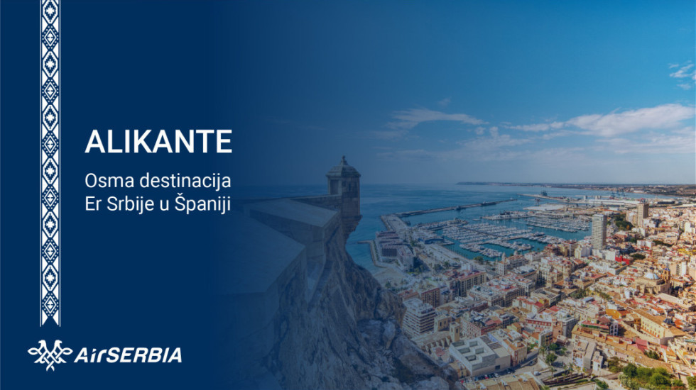 Er Srbija od juna uvodi direktne letove za Alikante