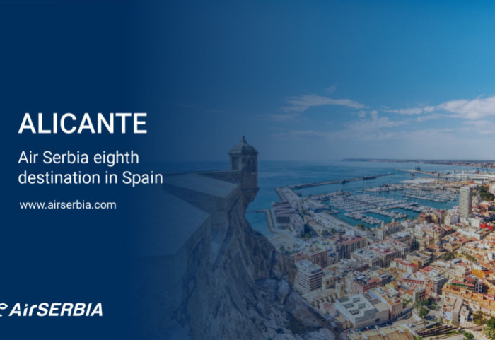 Air Serbia introduces direct flights to Alicante starting in June