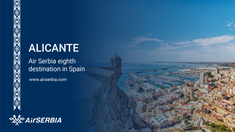 Air Serbia introduces direct flights to Alicante starting in June