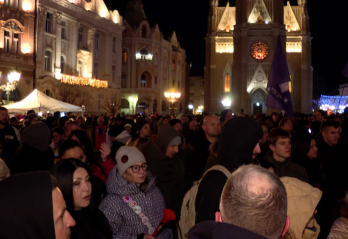 "Šta znači pobeda?": Protest studenata u blokadi u Novom Sadu