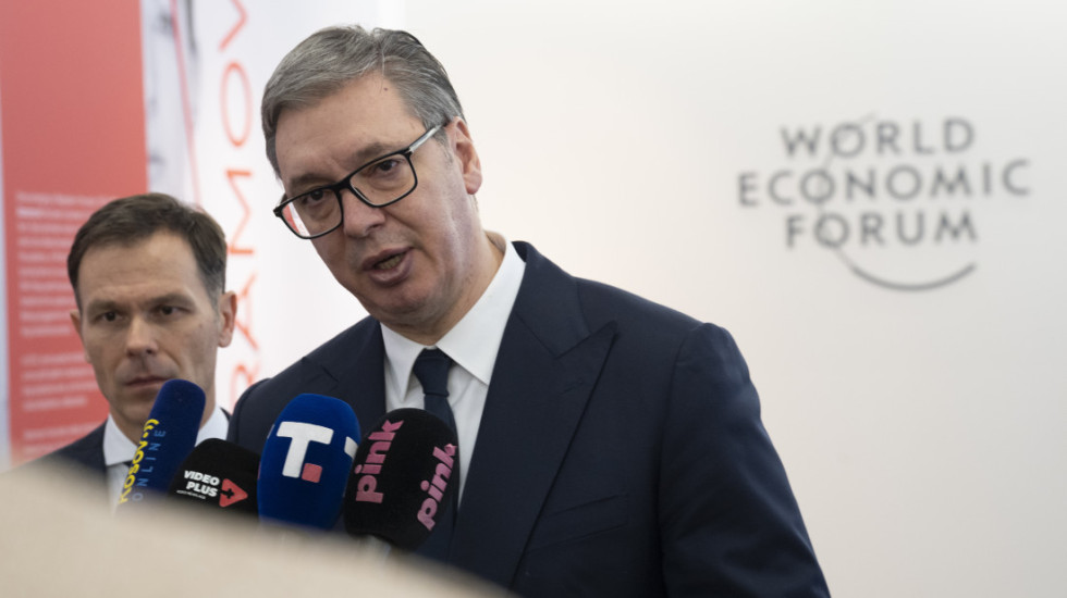 Vucic from Davos: The World Is Heading in a Crazy Direction, We Must Preserve Peace