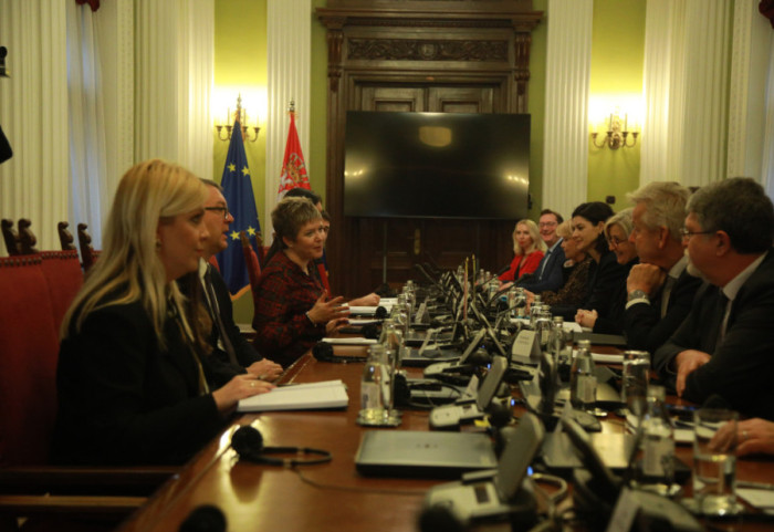 Evropski parlamentarci u poseti Narodnoj skupštini: Razgovori o napretku Srbije u procesu pristupanja EU